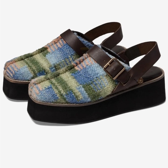 Free People Astrid Platform Mules Size 9.5 NEW - Picture 6 of 16